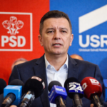 Sorin Grindeanu susține declarații de presă despre salariile din sectorul public, în contextul tensiunilor cu USR.